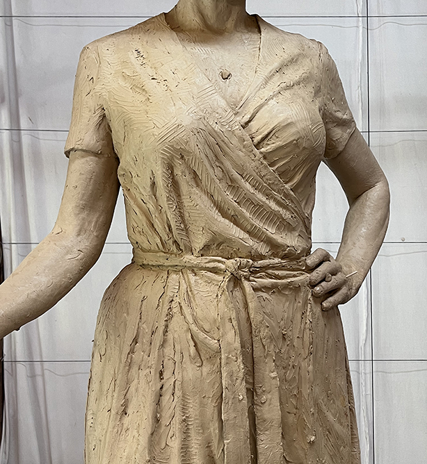 Drapery sculpting